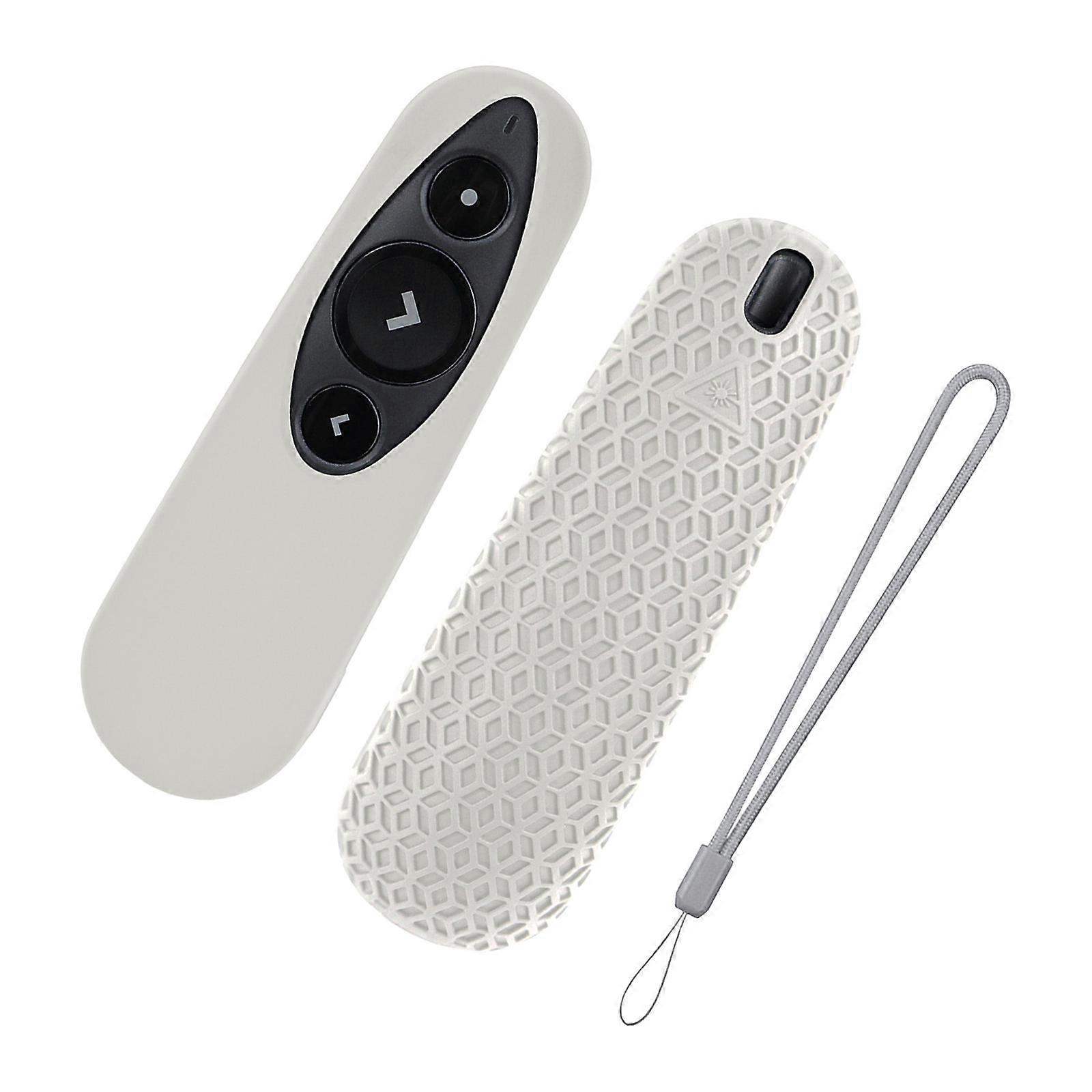 Practical Silicone Skin Presenters Case for Presentation Devices Nonslip Grip Protective Shell Colorful Selection  White