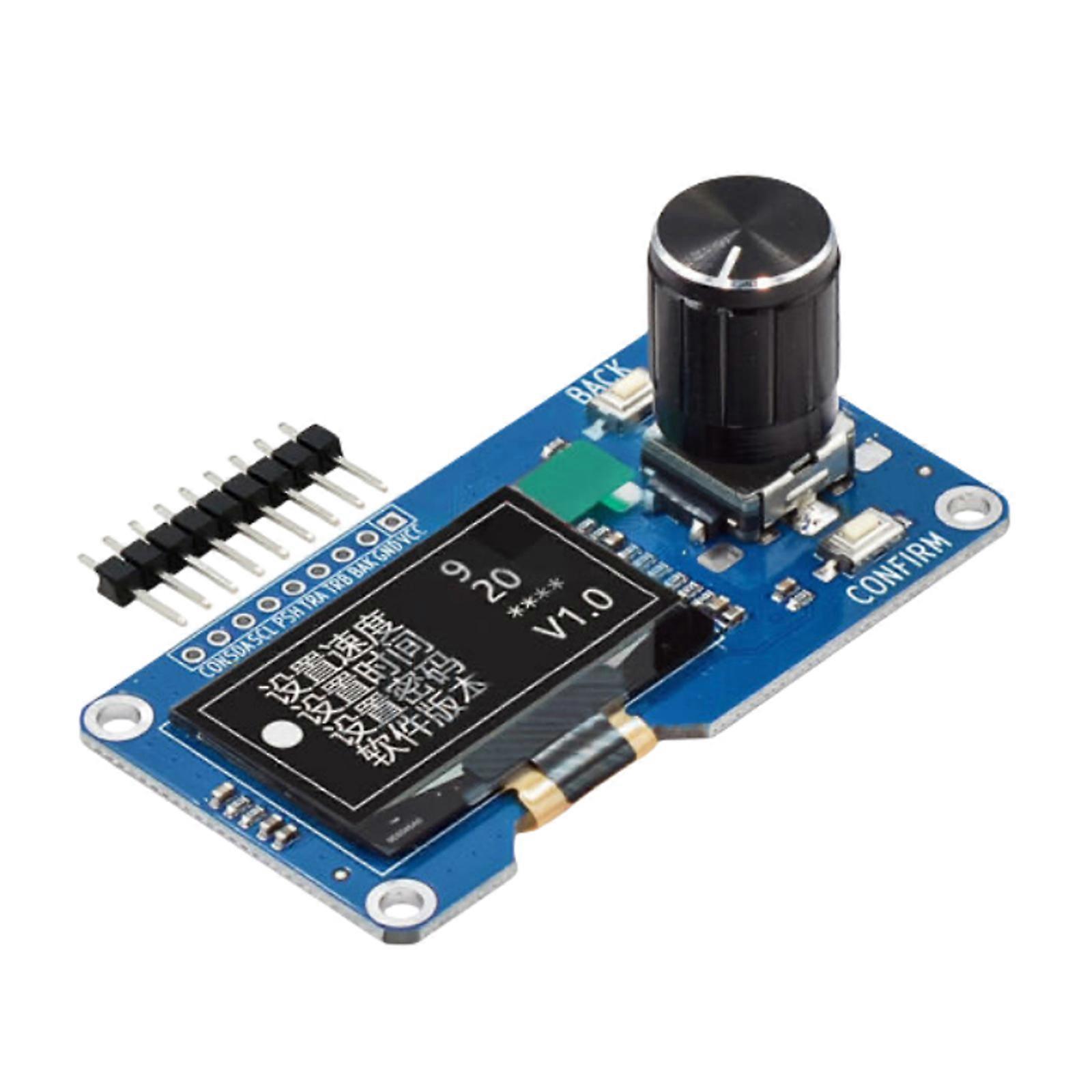 1.3inch IIC Interfaces LED Display With EC11 Encoders Replacement For DIY Enthusiasts And System Developers Multicolor