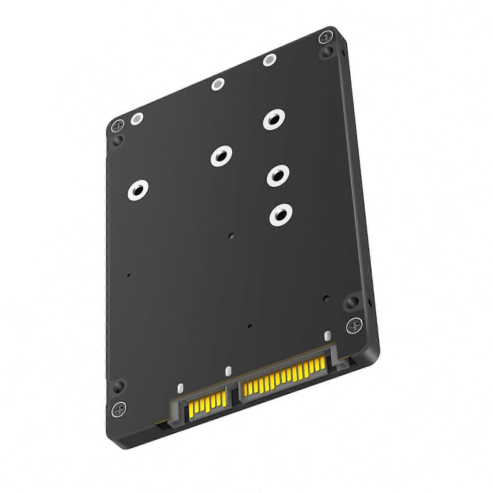 M.2 NGFF Msata SSDs To SATA3.0 2.5inch SSDs Enclosure 6Gps SSDs External Box M.2 NGFF SSDs To 2.5inch Adapter For 2230 Multicolor