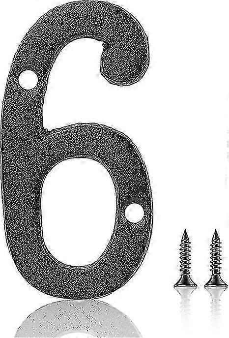 معدن صلب 3 بوصة منزل الحروف والأرقام لصندوق البريد نمط خمر