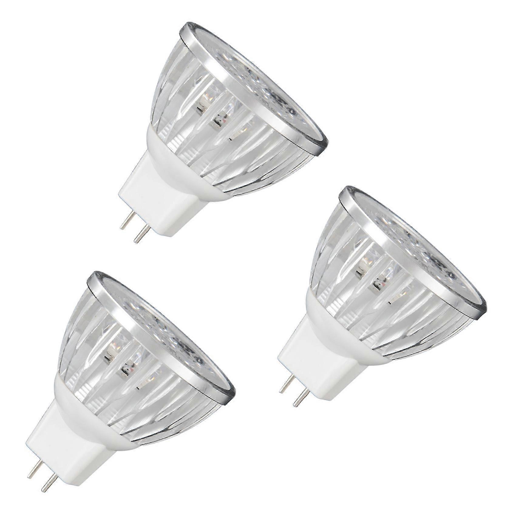 3x 4W 調光可能な Mr16 LED バルブ /3200k ウォームホワイト LED スポットライト / 50 ワット相当の Bi ピン Gu5.3 ベース / 6
