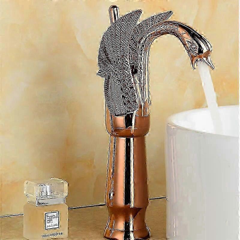 Golden Swan Busevask Blandekran for installasjon av varmt- og kaldtvannsdekk Messingkran