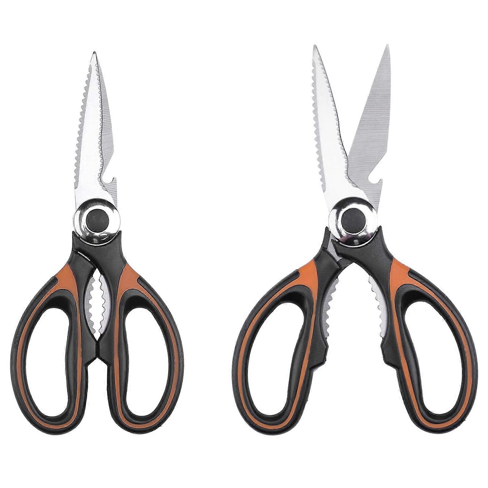 Clearance! Leott Kitchen Scissors*2, Kitchen Scissors Multifunctional Stainless Steel Scissors Household Panda Scissors, Kitchen Scissors, Scissors*2