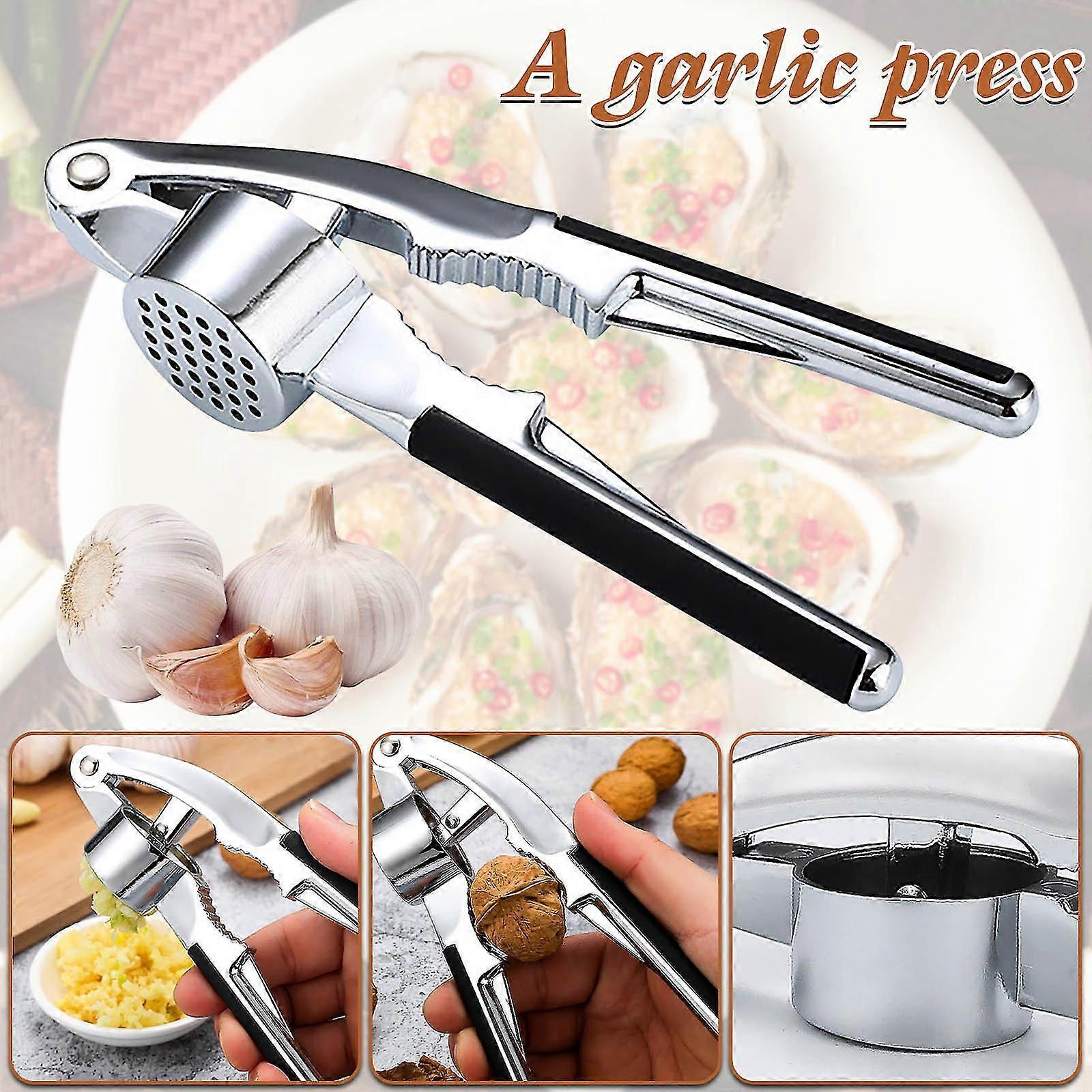 Multi-purpose Garlic Press Cuber Presser Grater Chopper Mincer Kitchen Tool