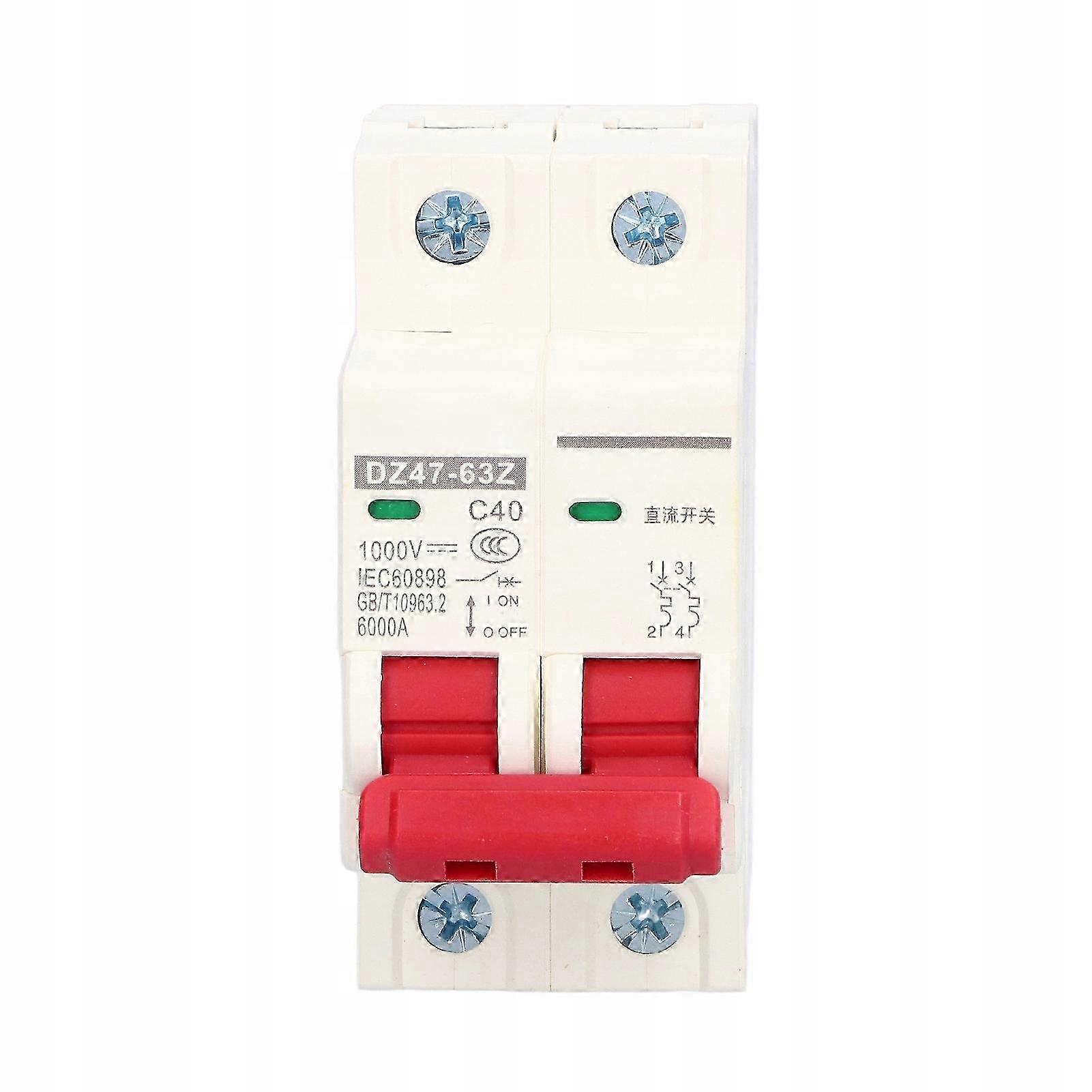 2p Dc1000v 40a Photovoltaic Overcurrent Circuit Breaker