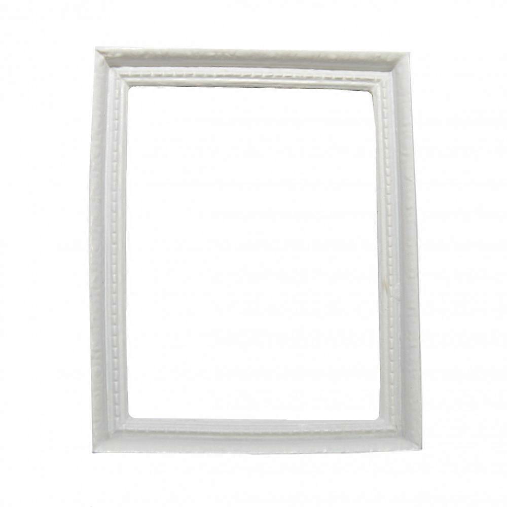 Dolls House Modern Empty White Picture Frame Large 1:12 Miniature Accessory