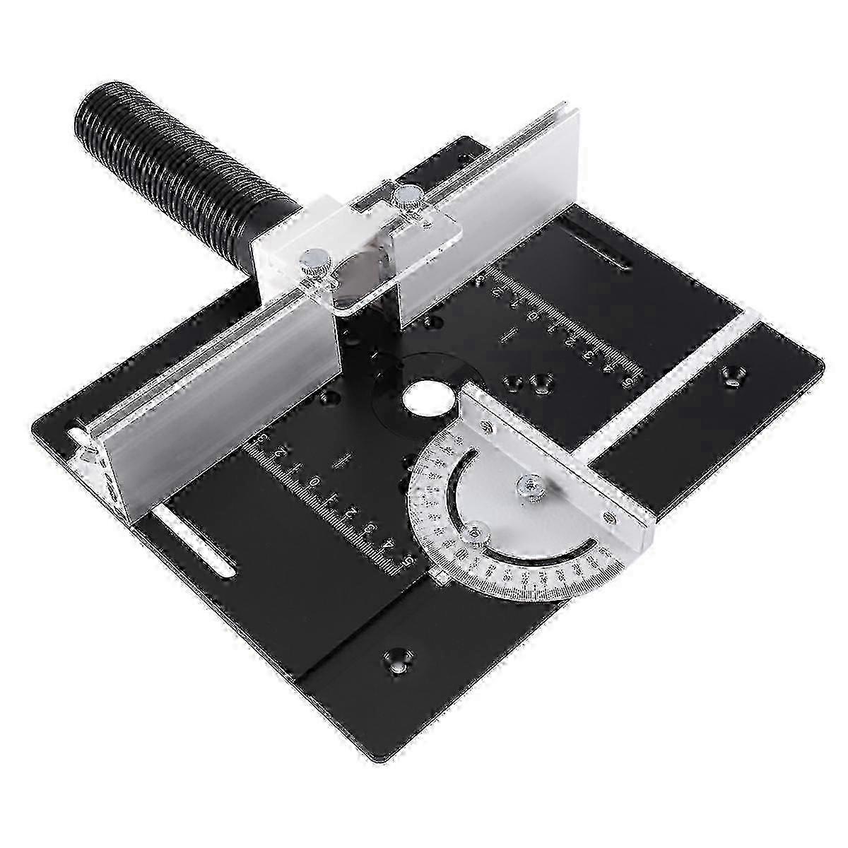 Multifunctional Aluminium Router Table Insert Plate Woodworking Wood Router Flip Plate for Working