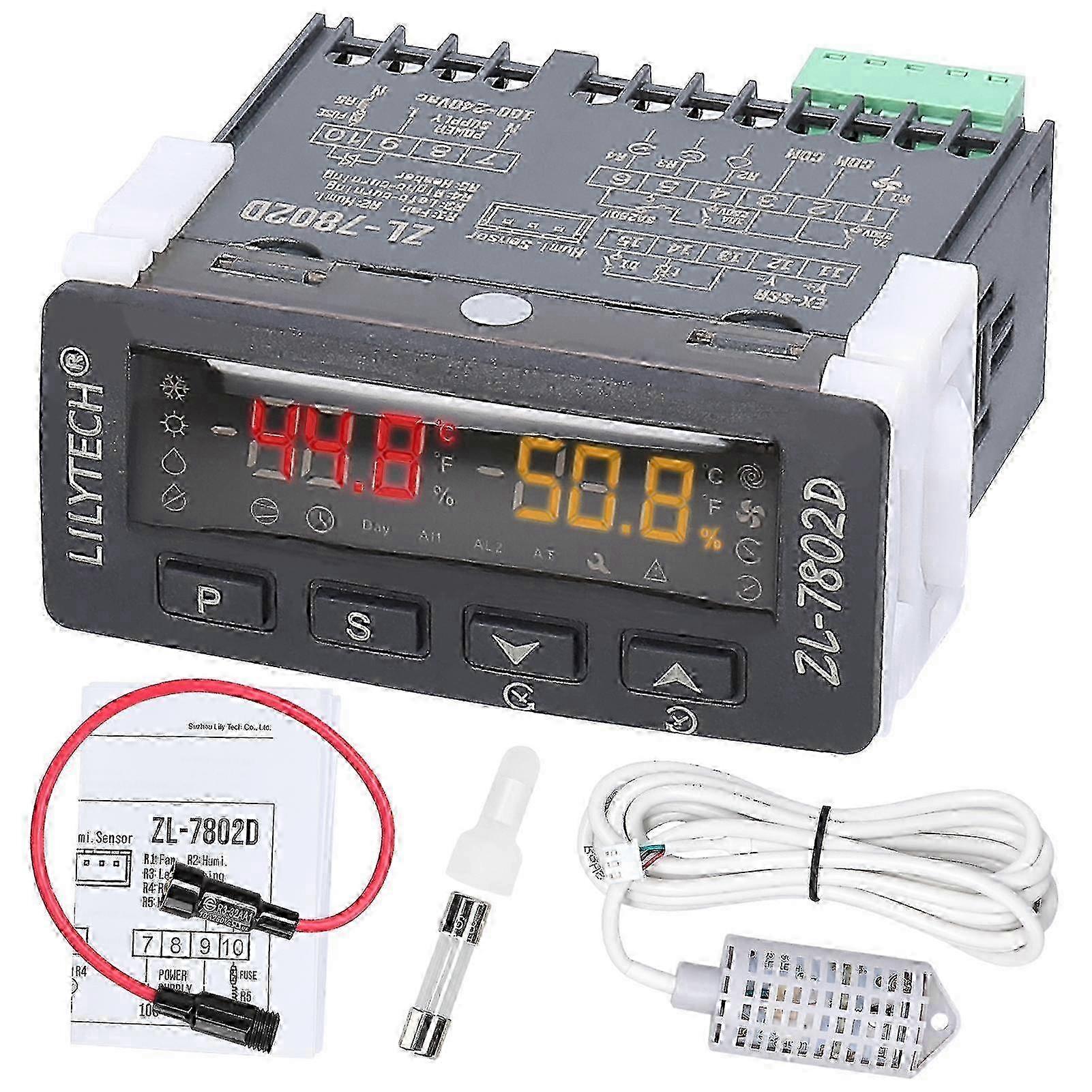 ZL7802D Automatic Incubator Multifunctional Temperature and Humidity Controller Digital Hygrostat