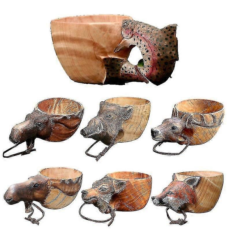 Gobelet Kuksa en bois pour le camping
