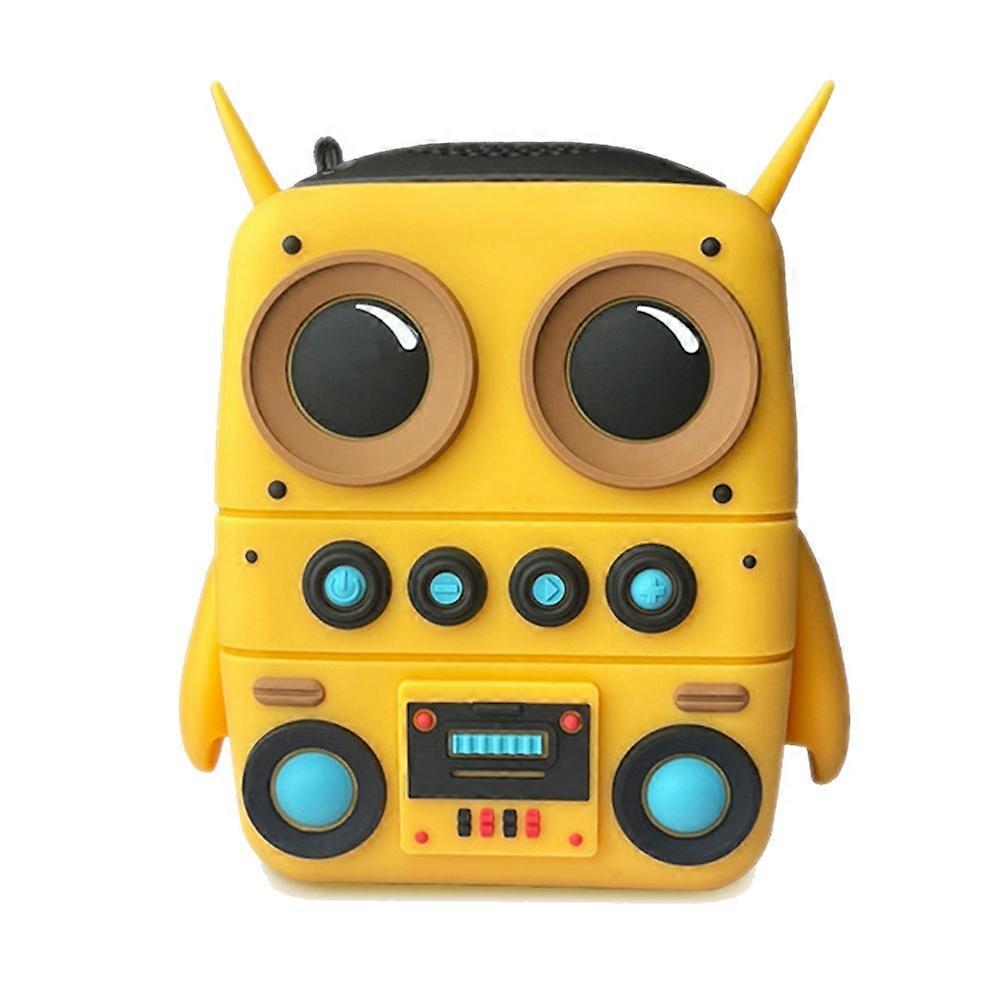 Robot Bluetooth Speaker Smart AI Audio Alarm Clock Waterproof Speaker