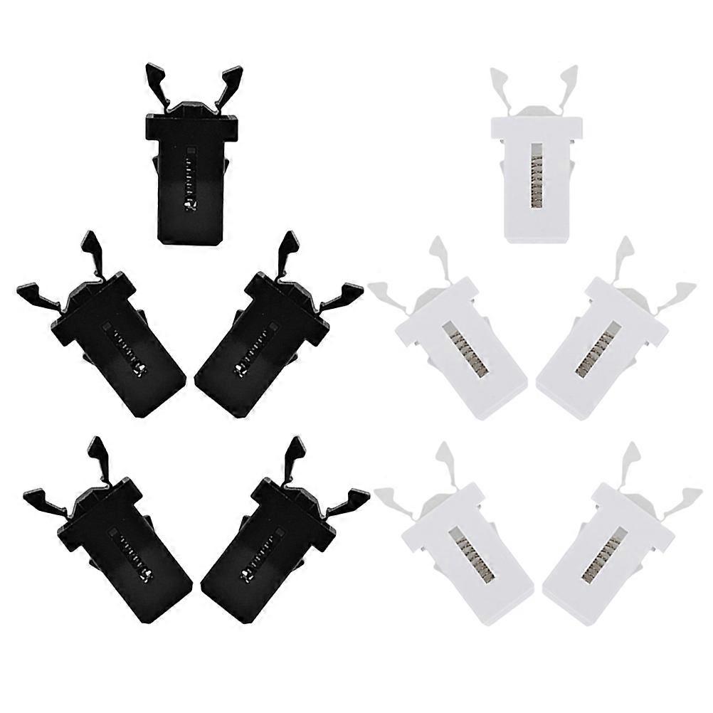 10pcs Trash Can Lock Replacement Spare Parts Universal Waste Bin Press Buckles Touch Top Lid Bin Latch Repair Clip Button Garbage Can Lid Locks Push-T