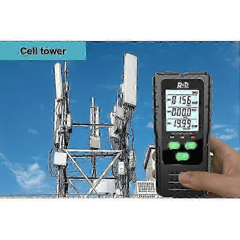 3-In-1 Electromagnetic Field Radiation Detector Tester Radiometer