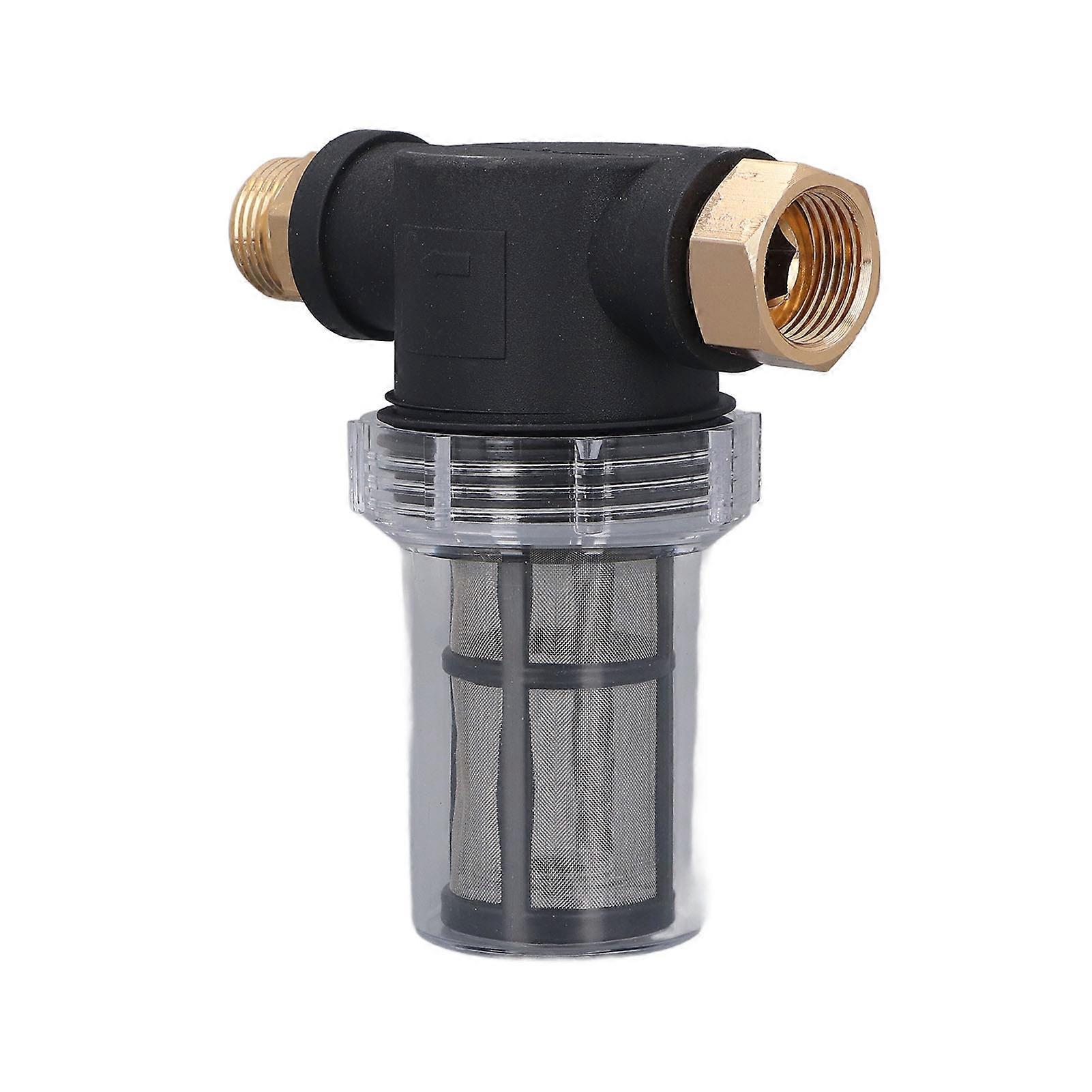 Garden Hose Filter for Pressure Washer Inlet Water Inline Sediment Filter Whole House Sediment Water Prefilter