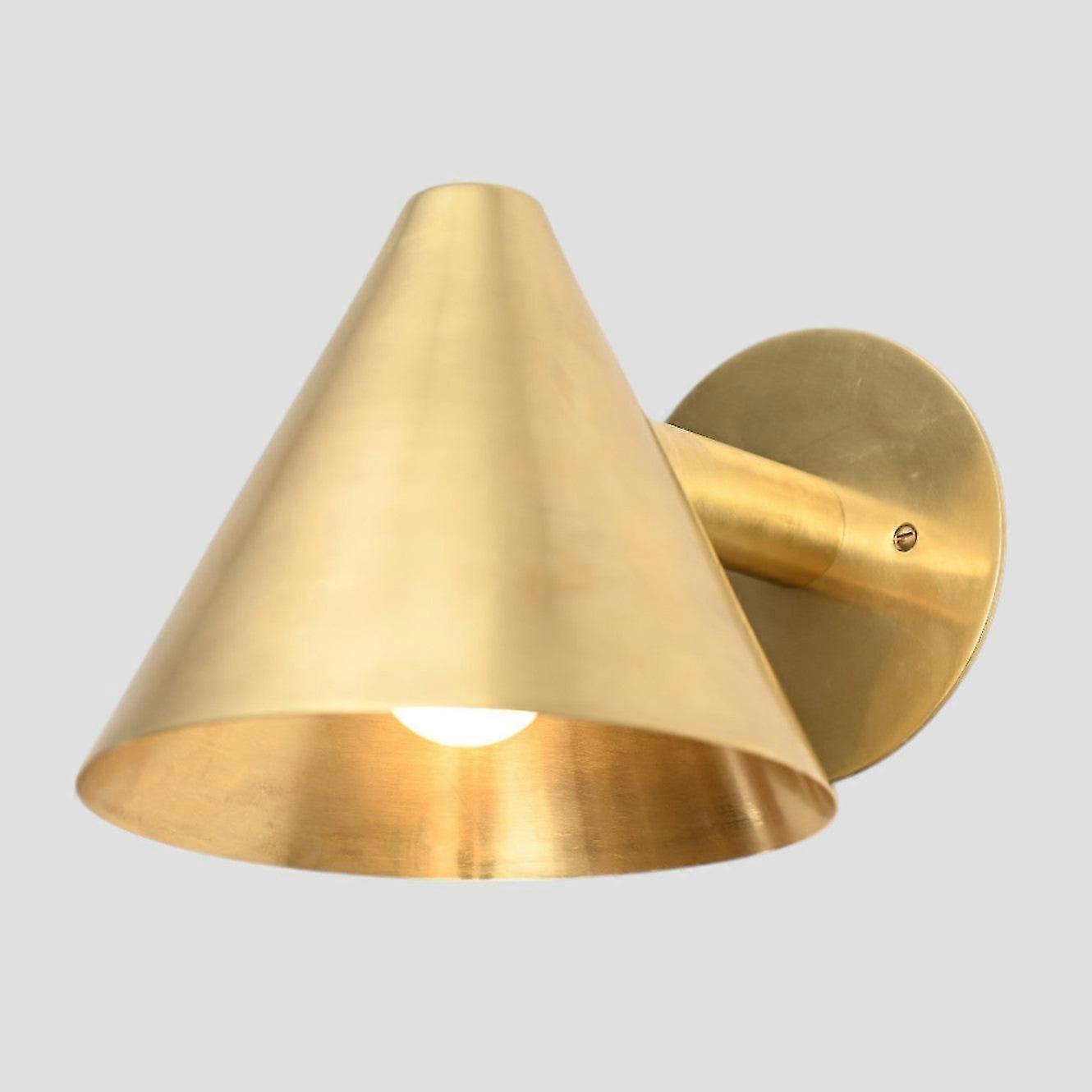 Handmade Vintage Wall Light – Sleek Cone Shape, Timeless Design