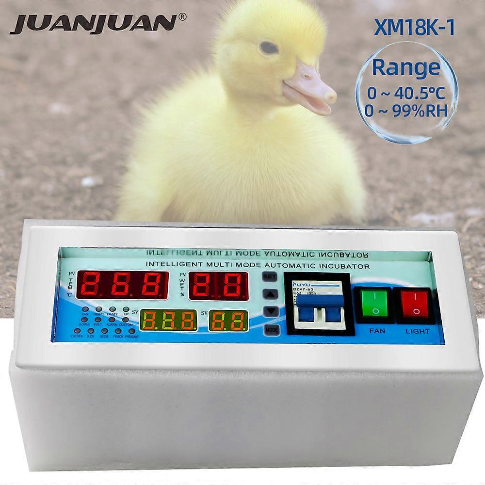Egg Incubator Full Automatic XM-18E Egg Hatcher Temperature Humidity Controller Digital Multifunction Controller
