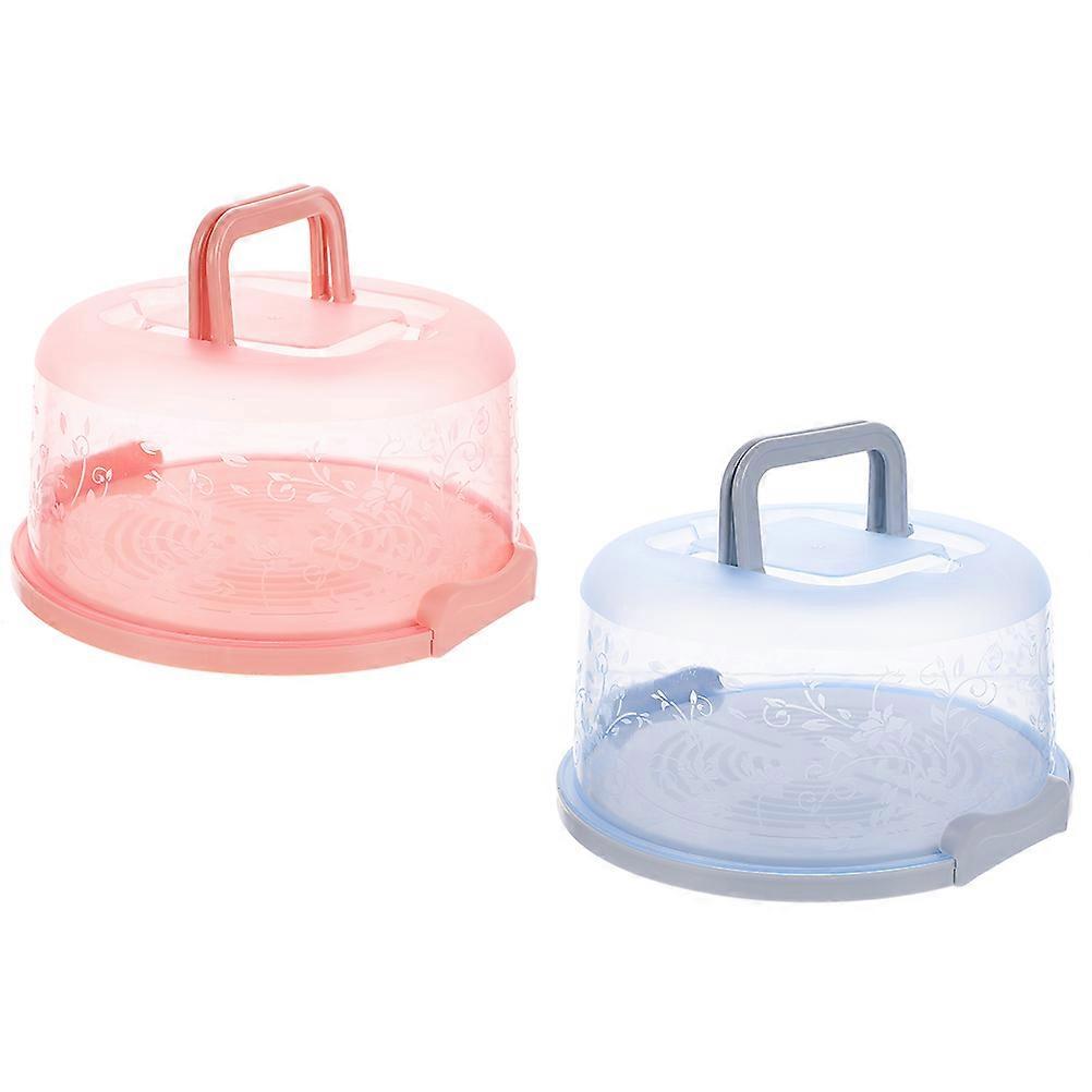 Dessert Packing Box for Cake Storage Use 4Pcs Handheld Portable Design