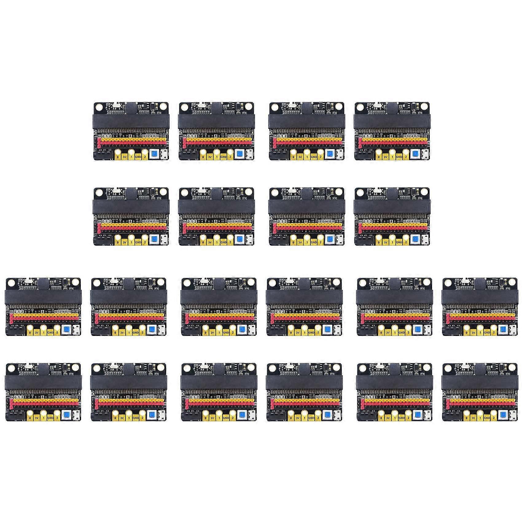 20X per scheda di espansione Microbit IO BIT V2.0 Piastra adattatrice orizzontale Micro:Bit