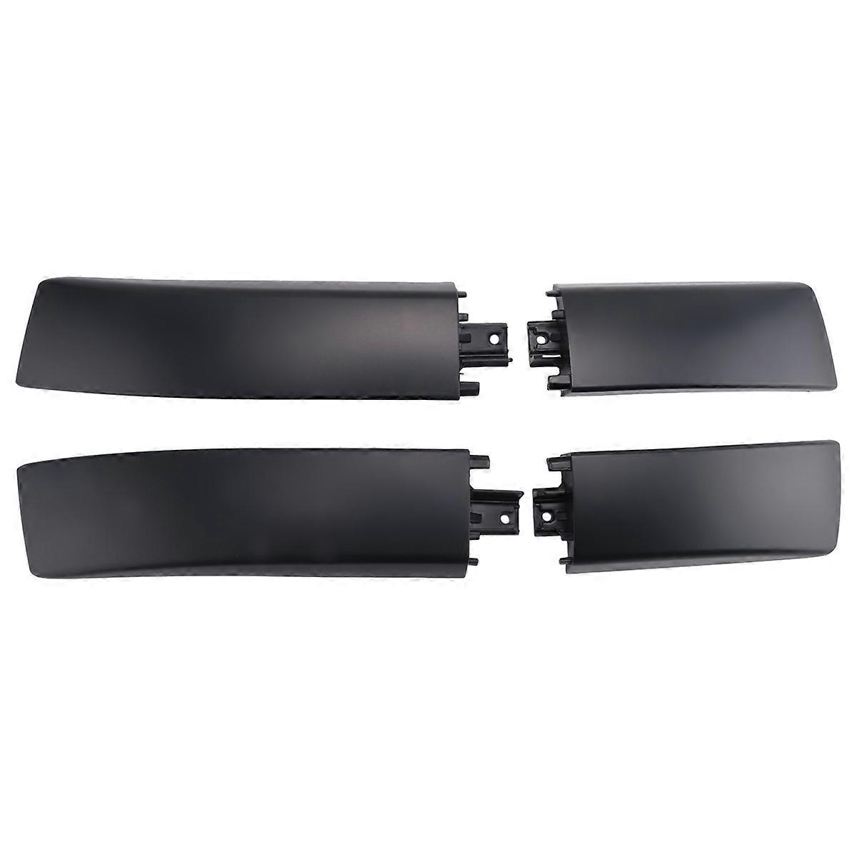 4pcs Roof Rack Rail Front+Rear End Cover For 