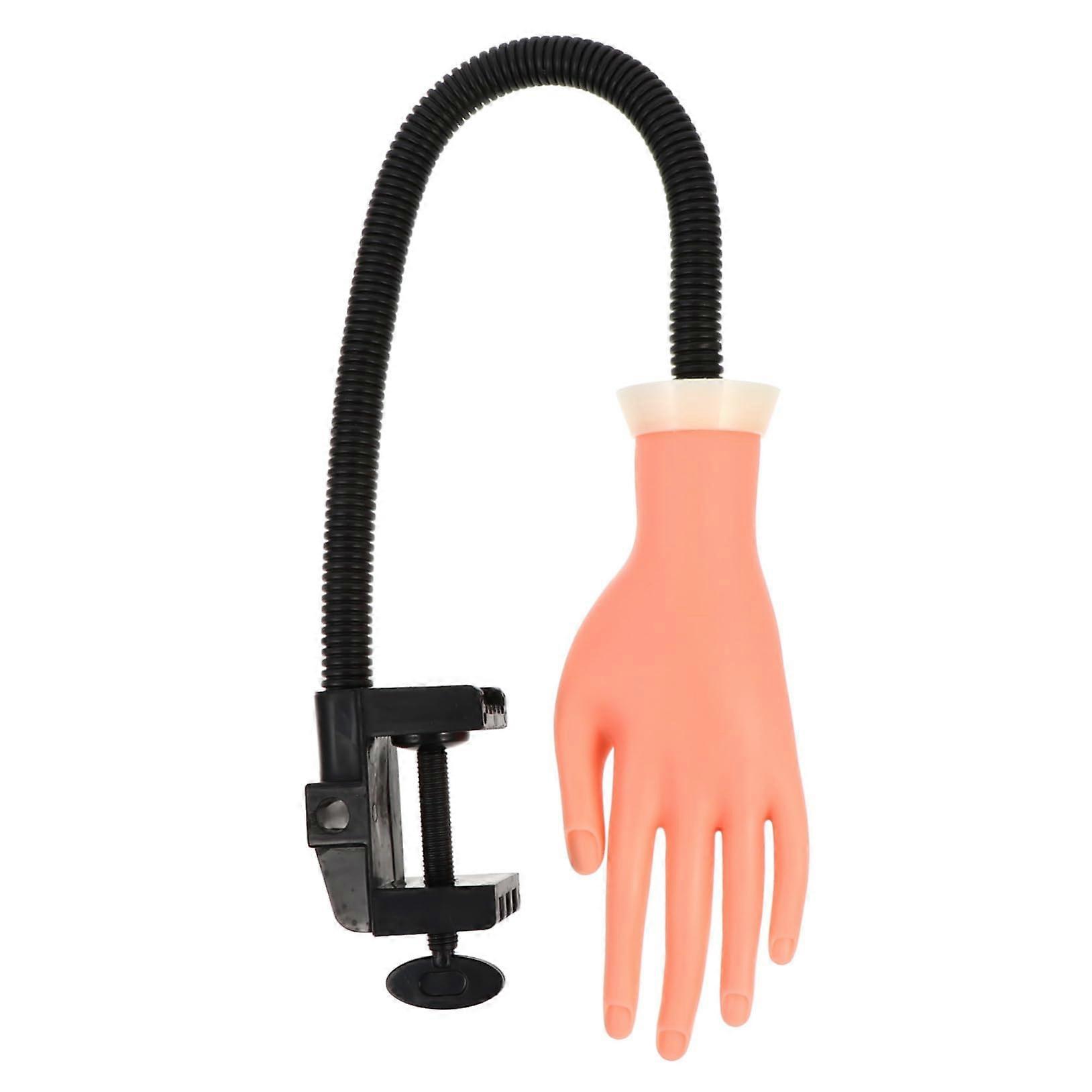 Manicure Practice Hand with Realistic Movable Design for Nail Art Training Beginners and Professionals