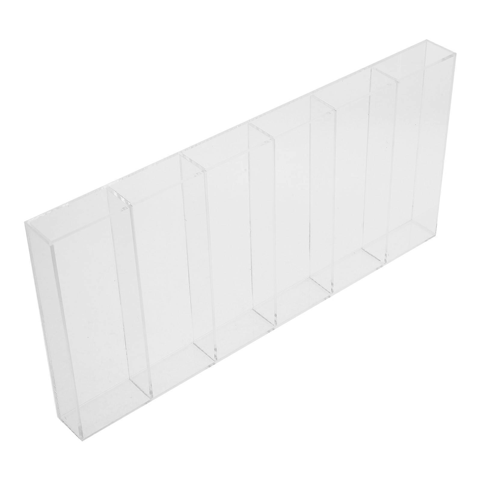 Acrylic Sunglasses Organizer Tray for Daily Use with Six Compartments