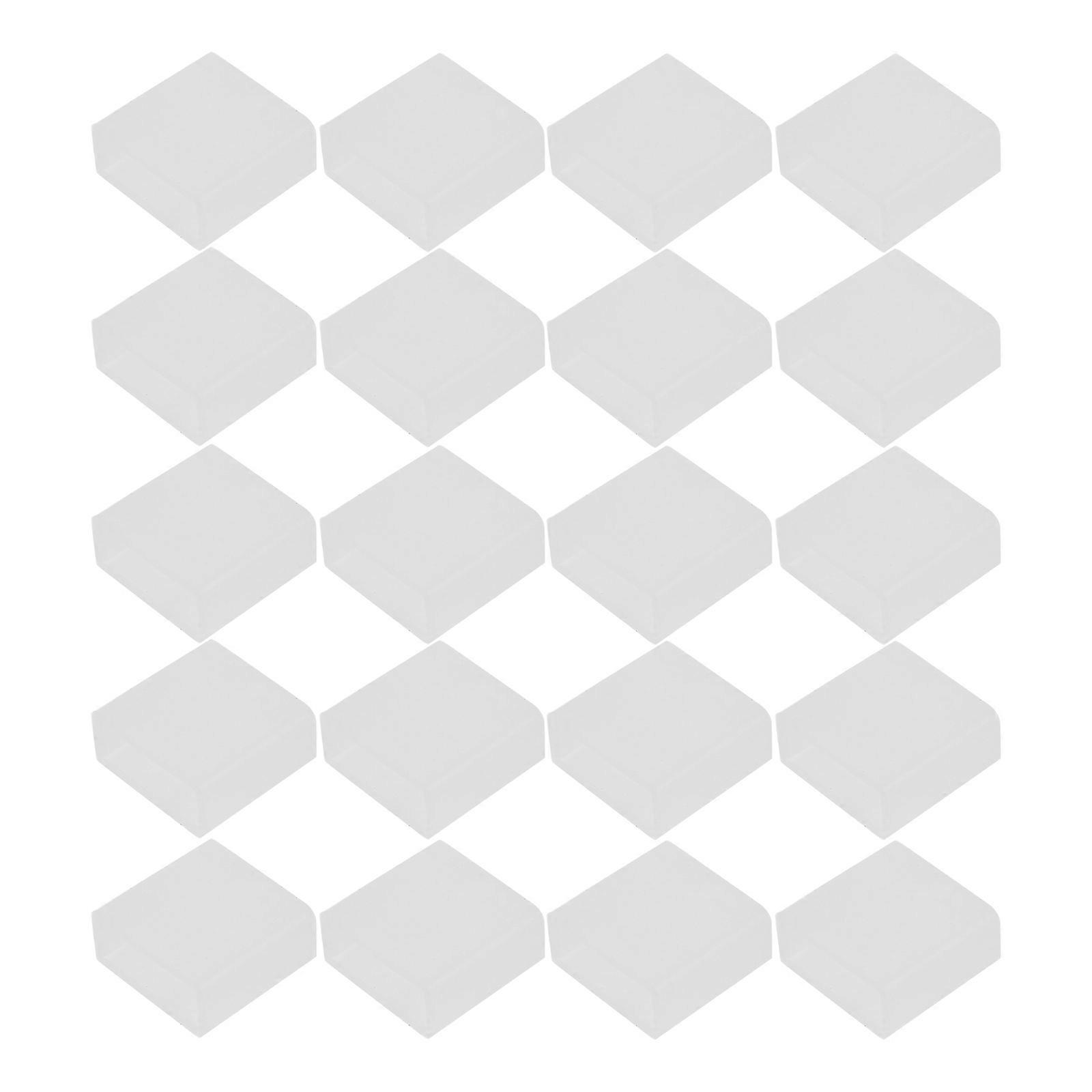 Charging Port Covers USB Caps Transparent Silicone Protector 20Pcs Set