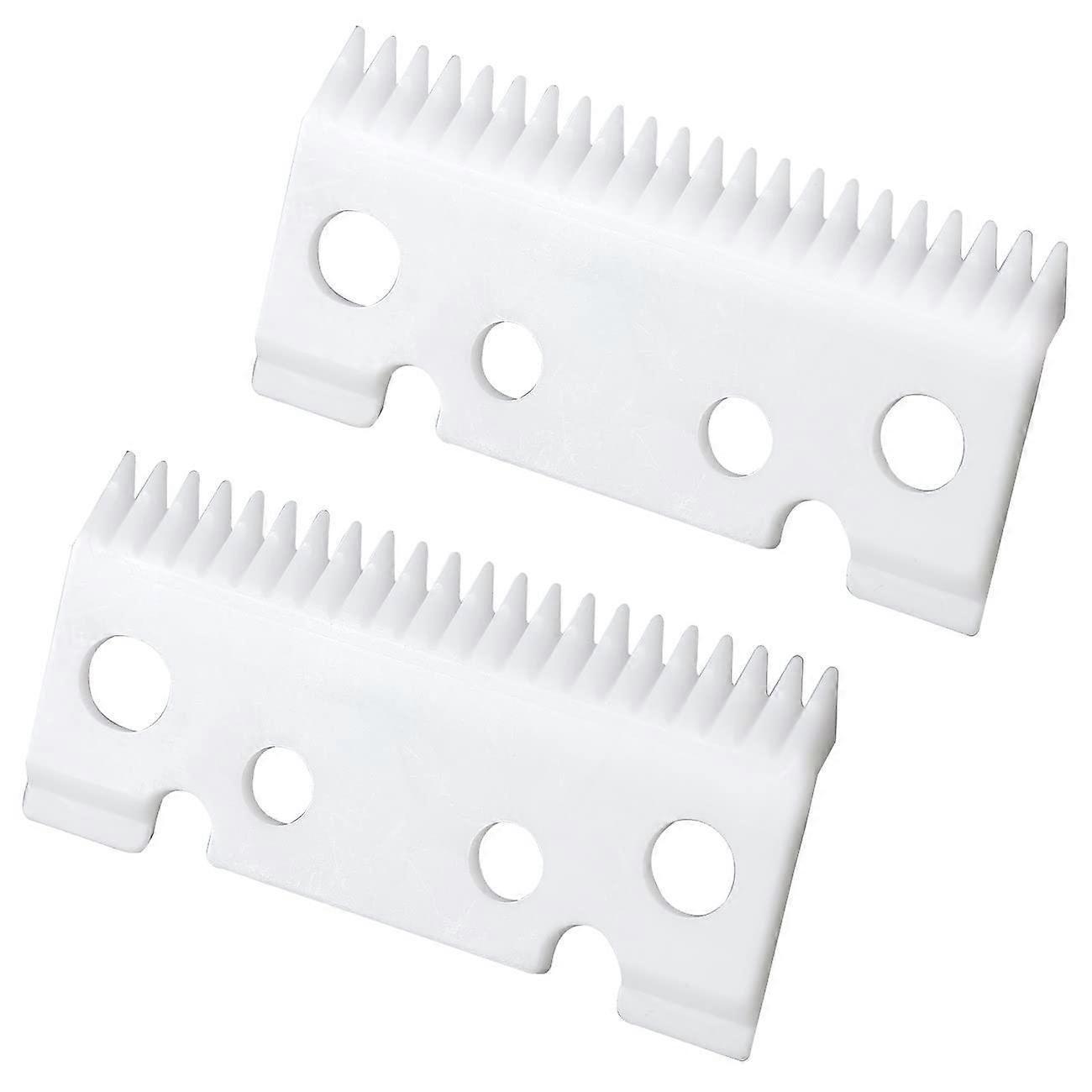 Replacement Blades Set of 2 for Andis Master, Durable CoolRunning Ceramic Clipper Blades