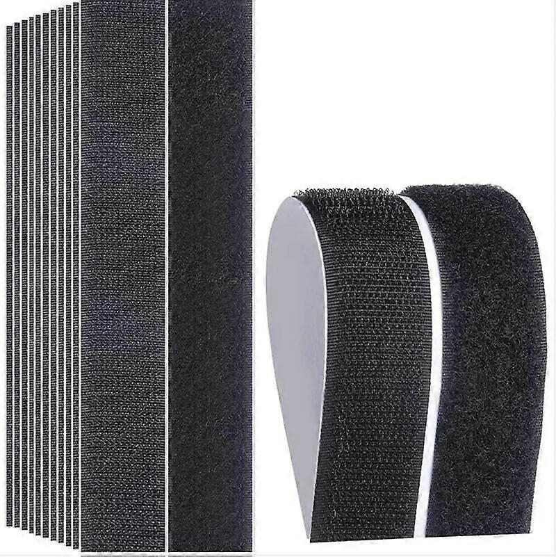 1m/3m/5m/Roll Self Adhesive Hook And Loop Fastener Tape Nylon Strong Back Sticky Hook Strips Mounting Loop Tape DIY Velcro Craft