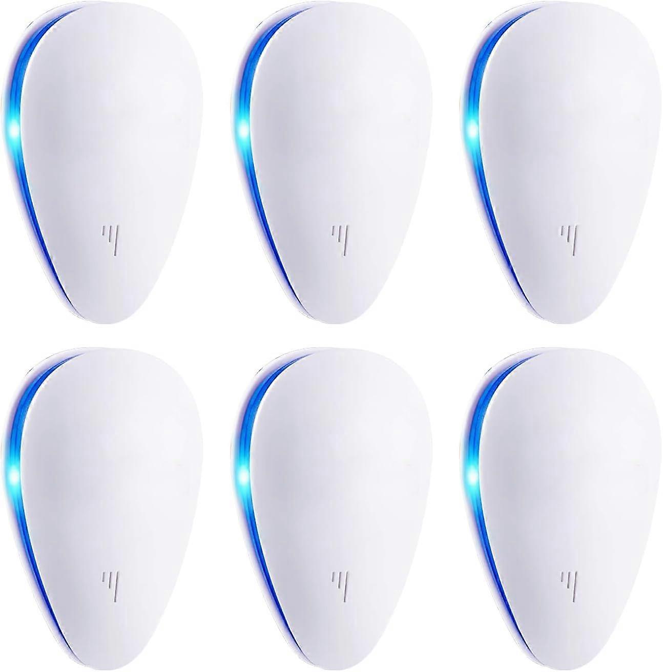 Ultrasonic Pest Repeller 6 Pack with Advanced Technology, Indoor Pest Control for Mice, Rats, Insects