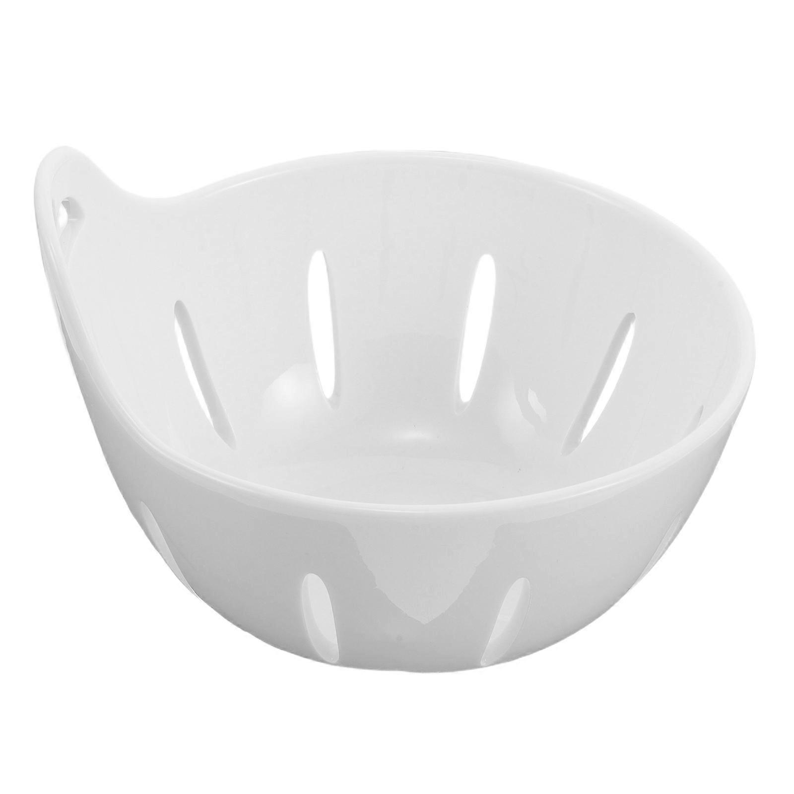 Ceramic Fruit Bowl Fruit Basket for Draining 6 Inch Kitchen Colander