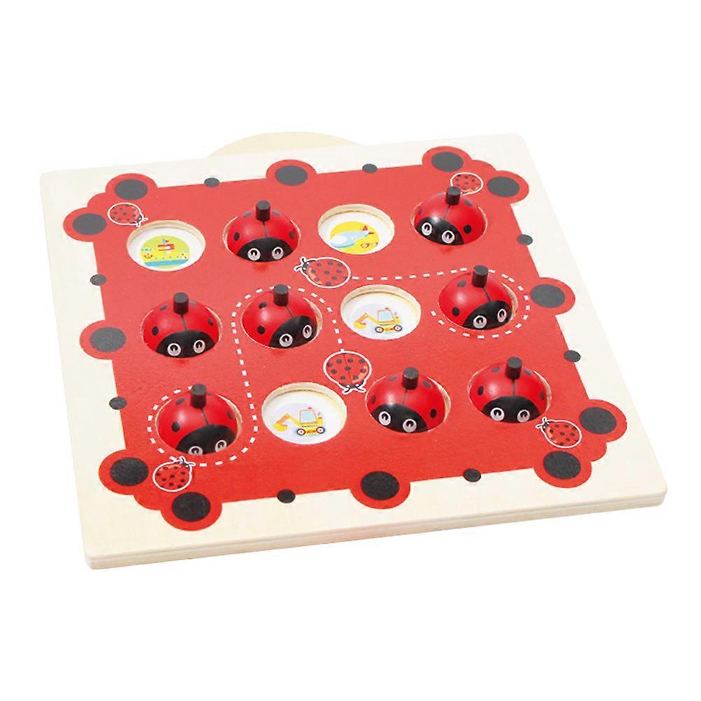 Memory Training Game Toy Wooden Board Game for Kids 1Set Cognitive Learning