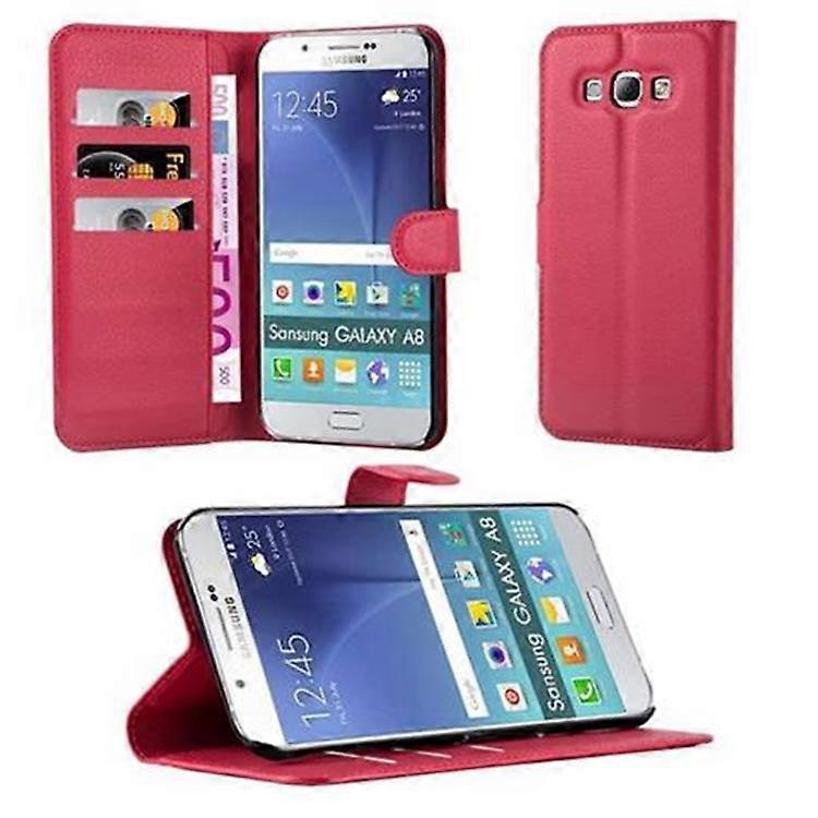 Samsung Galaxy A8 2015 Case - Protective Case with Card Slots and Stand Function