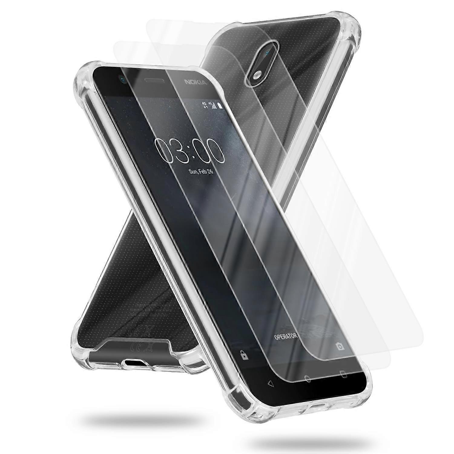 Nokia 3 2017 Case + 2x Tank Film Protector și Screen Protector