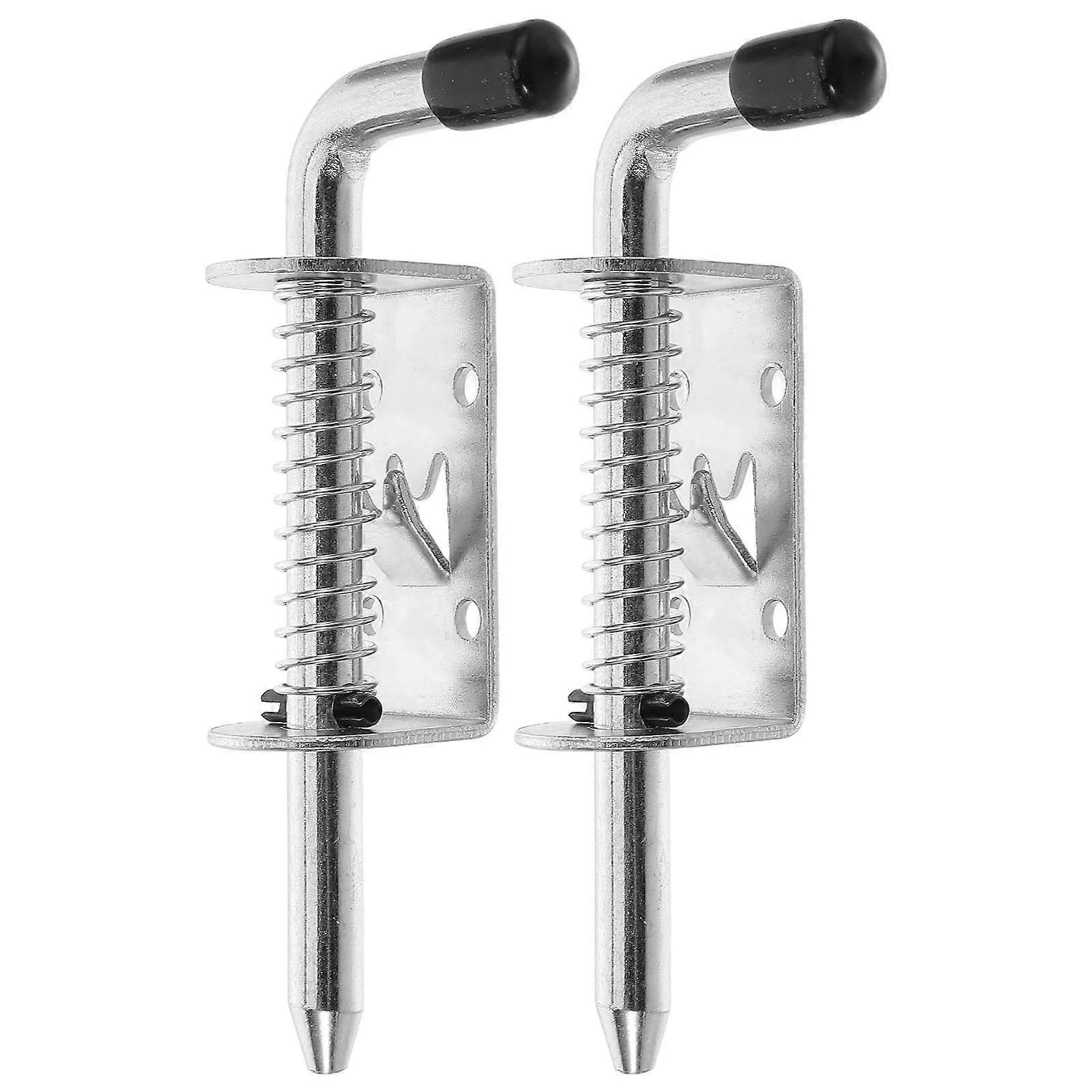 20 Pcs Spring Loaded Barrel Bolt Lock for Cabinets and Doors with Mounting Hardware