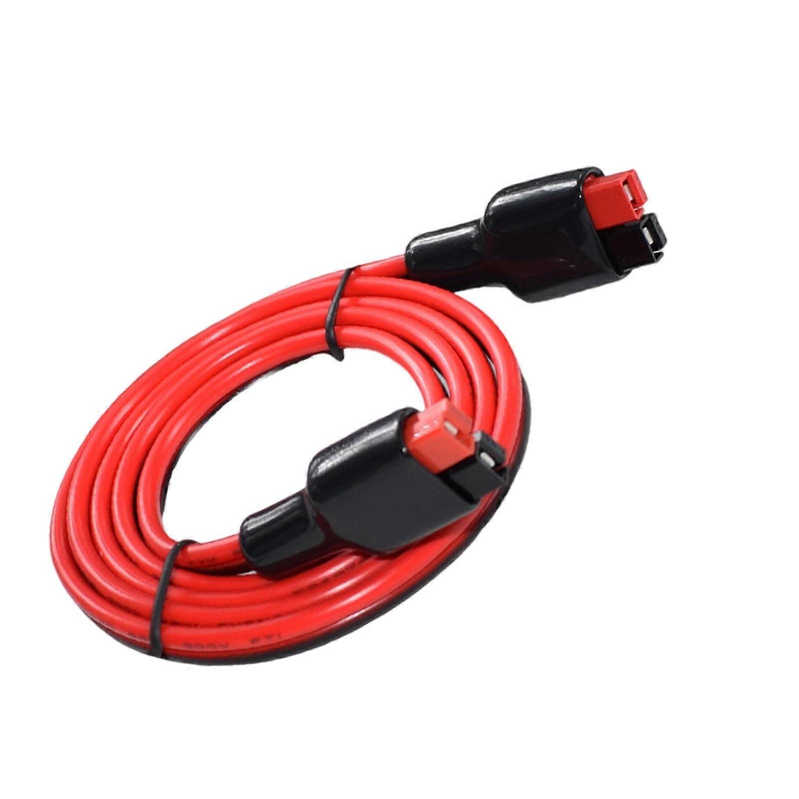 30A 12AWG Solar Panel Extension Cable with Secure Connectors for RV, Battery and Outdoor Use