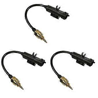 3X Kølevæsketemperaturføler til bilmotor til JEEP Compass Renegade Cherokee 2014-2019 Olietemperaturføler 55217822