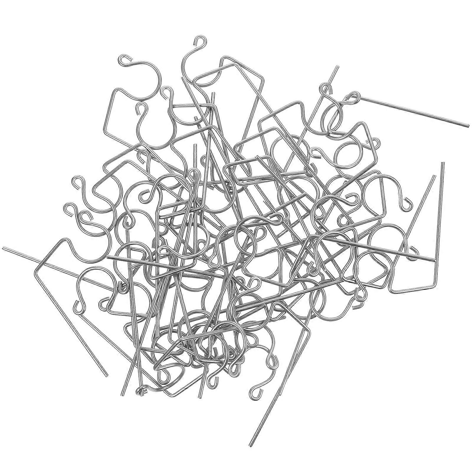 Hanging Hooks For Outside Lights Metal Gutter Hooks Precise Positioning Outdoor Use 50Pcs