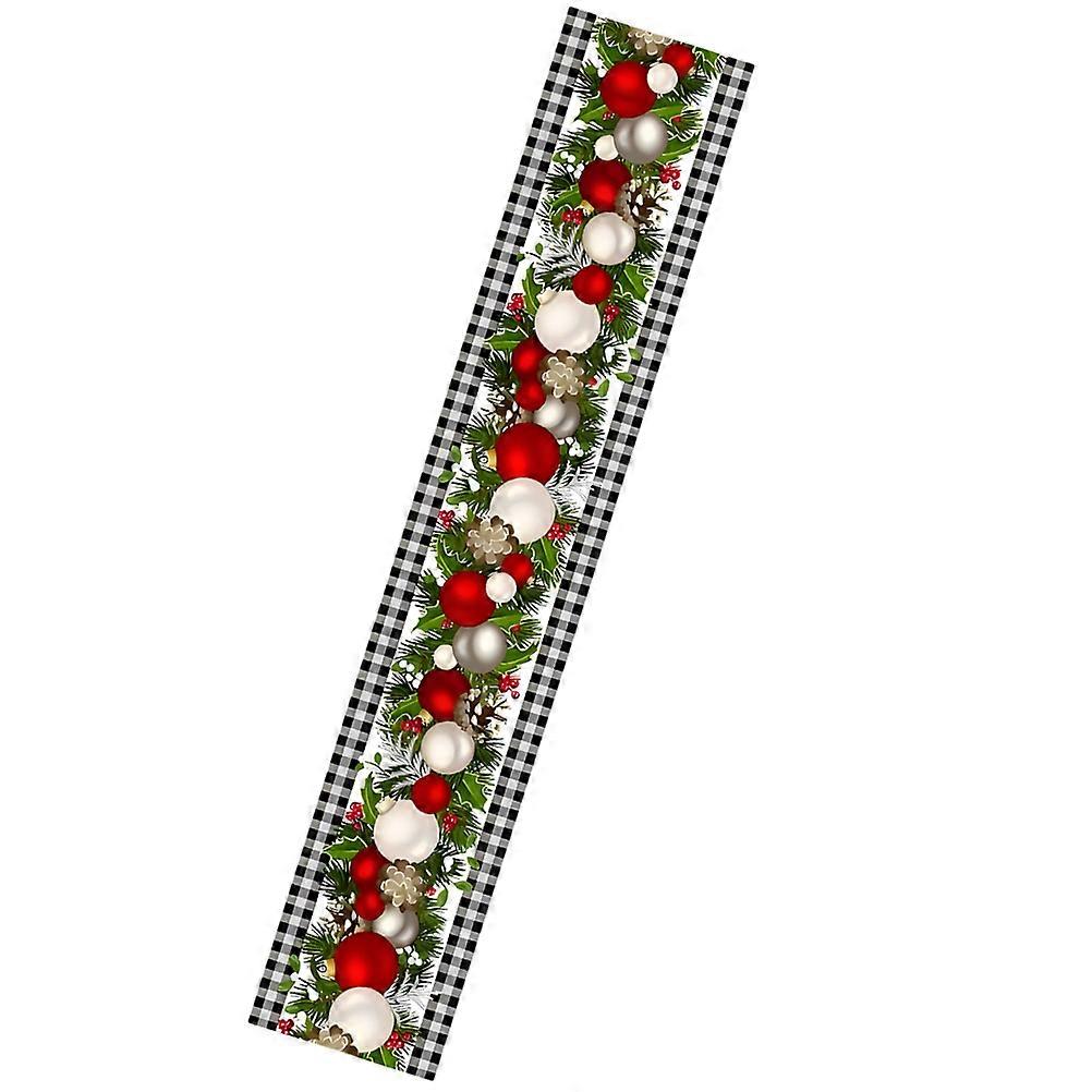Festive Atmosphere Table Runner 1Pack Rectangular Dining Room Use Multi Linen