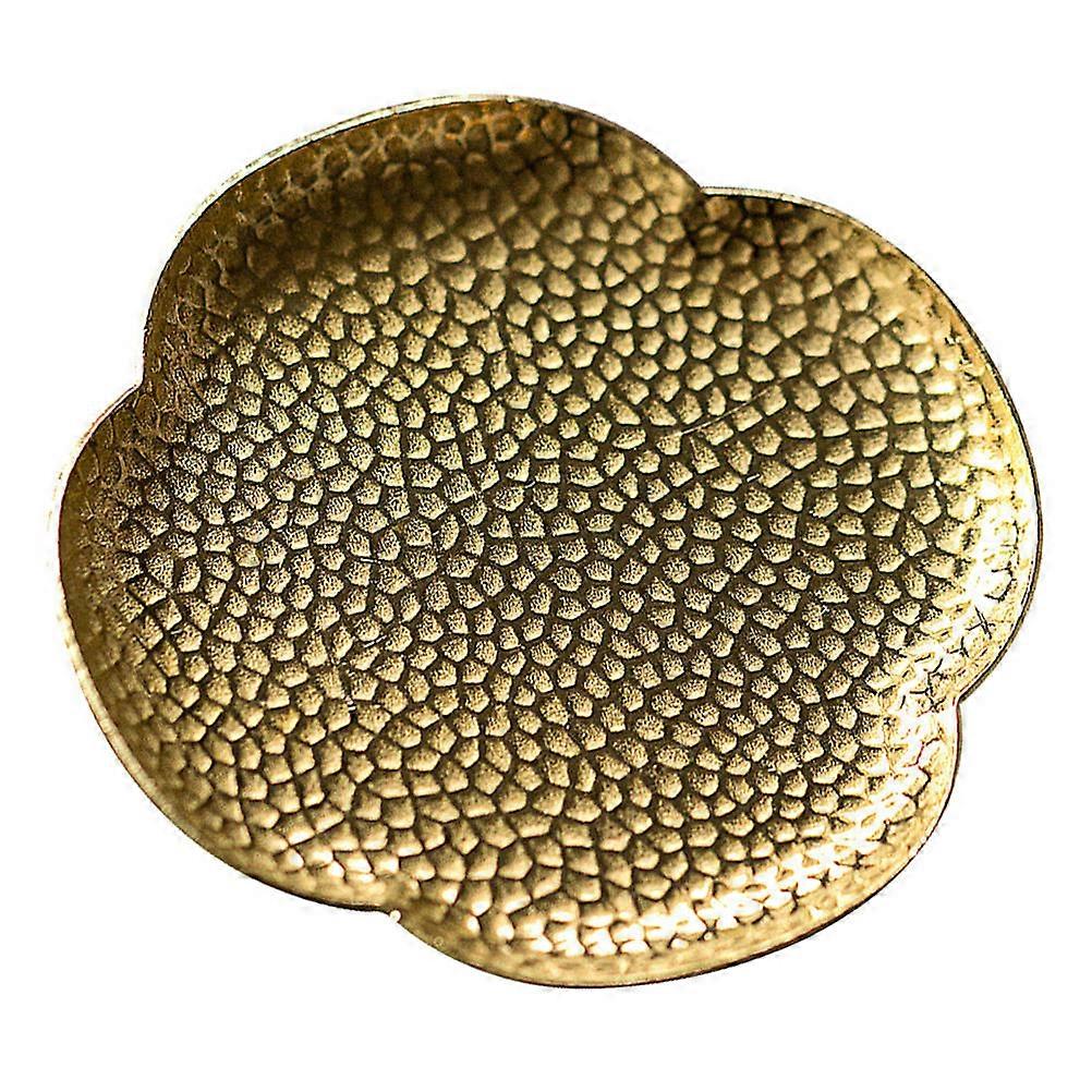 Copper Coaster Teacup Mat for Protection 1Pcs Golden Material