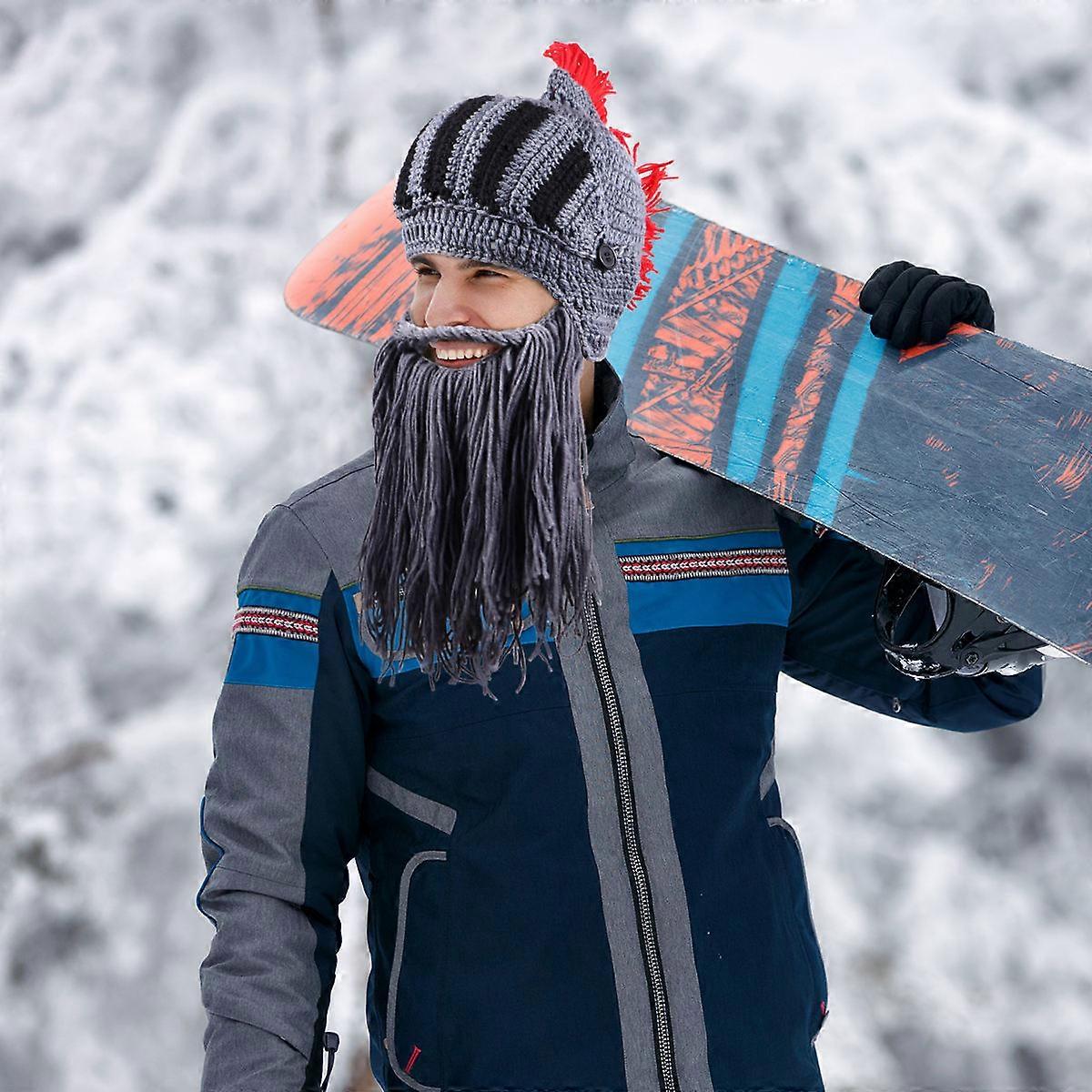 1Pcs Hat Riding Hat for Wearing with Long Beard Design