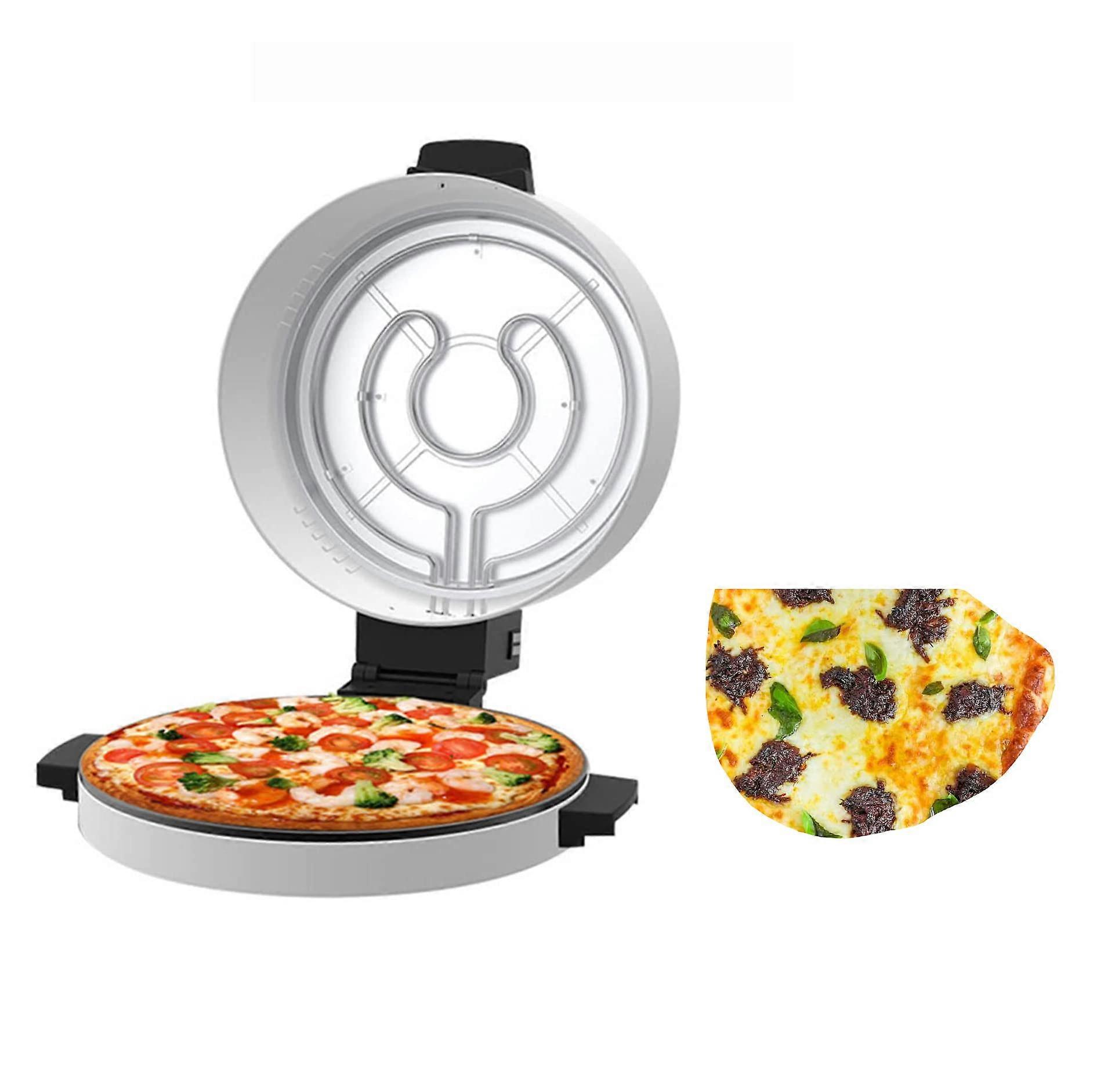 Electric Pizza Maker 30CM NonStick Surface 2000W Fast Heating Pizza Oven for Home Cooking