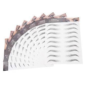 Temporary Brow Eyebrow Stickers for Decoration 9 Sheets