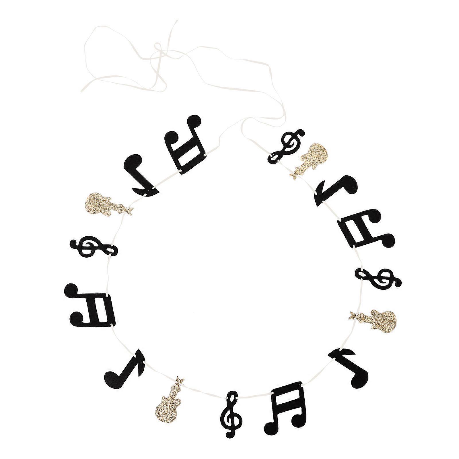 Musical Note Guitar Backdrop for Decoration 2Sets with Assorted Color