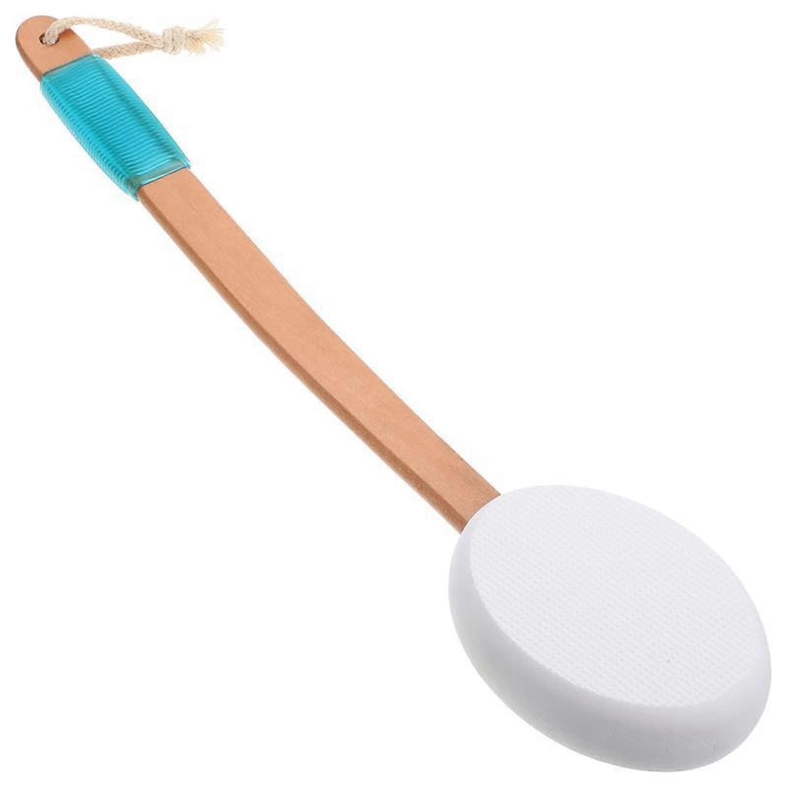Back Scrubber and Shower Brush Set with Ergonomic Long Handle for Exfoliating and Lotion Application