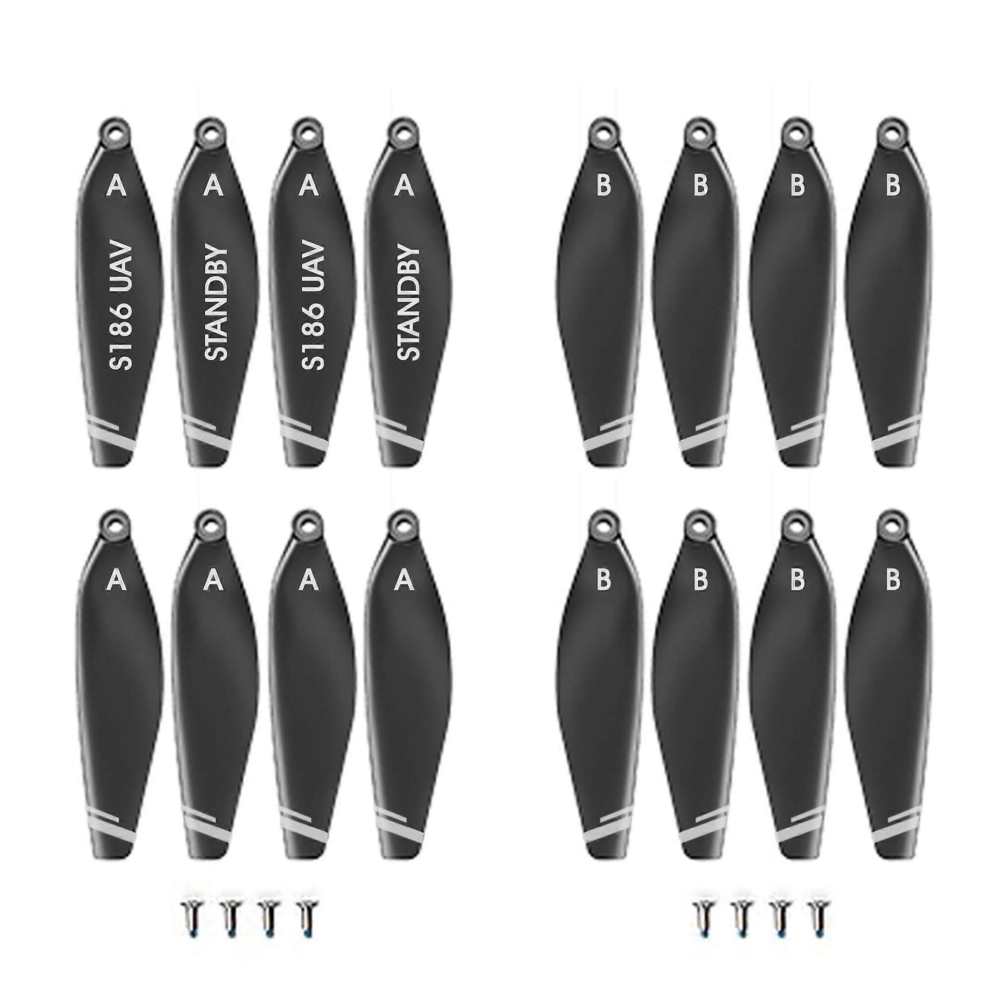 Drone Propellers for S186 Replacement, Foldable Low Noise Quick Release Blades for Stable Flight