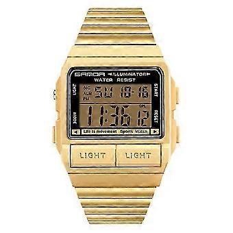 SANDA 2007 Smart Multifunktions-Armbanduhr mit Dual-Display, Leuchtzeigern, wasserdicht, Outdoor-Sportuhr für Herren, Bergsteigen, Sport, 2025