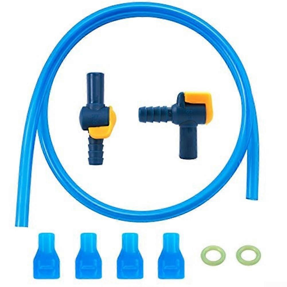 Hydration Bladder Accessories 9pcs LeakProof Bite Valve Replacement Kit with Improved Water Flow