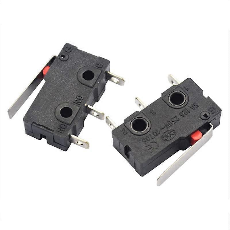 Micro Switch 3 Pin Momentary NO NC 125V 250V with 20mm Long Lever for Electronics