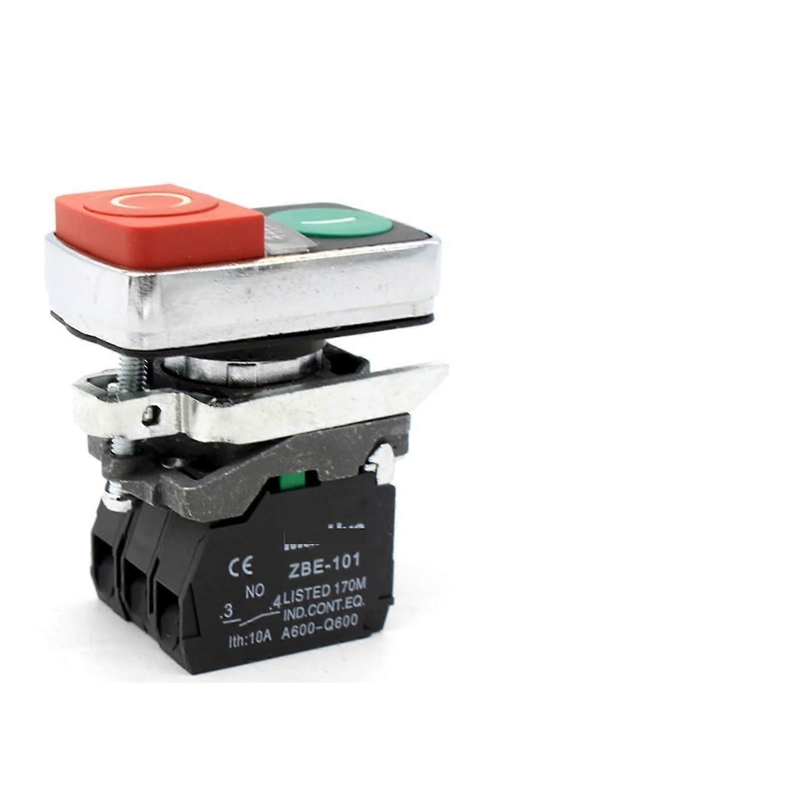 Dual Color LED Push Button Switch Green Red Illuminated On Off Control