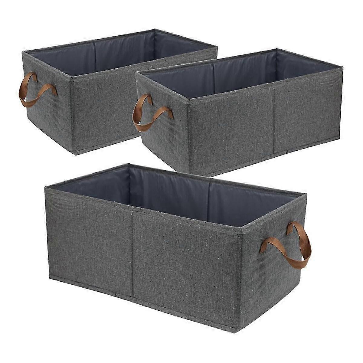 Large Capacity Storage Bins , Sturdy Foldable Storage Boxes