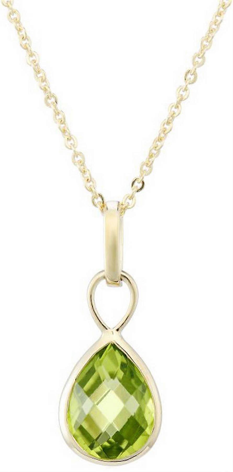 Mark Milton Peridot Pendant - Yellow Gold/Green